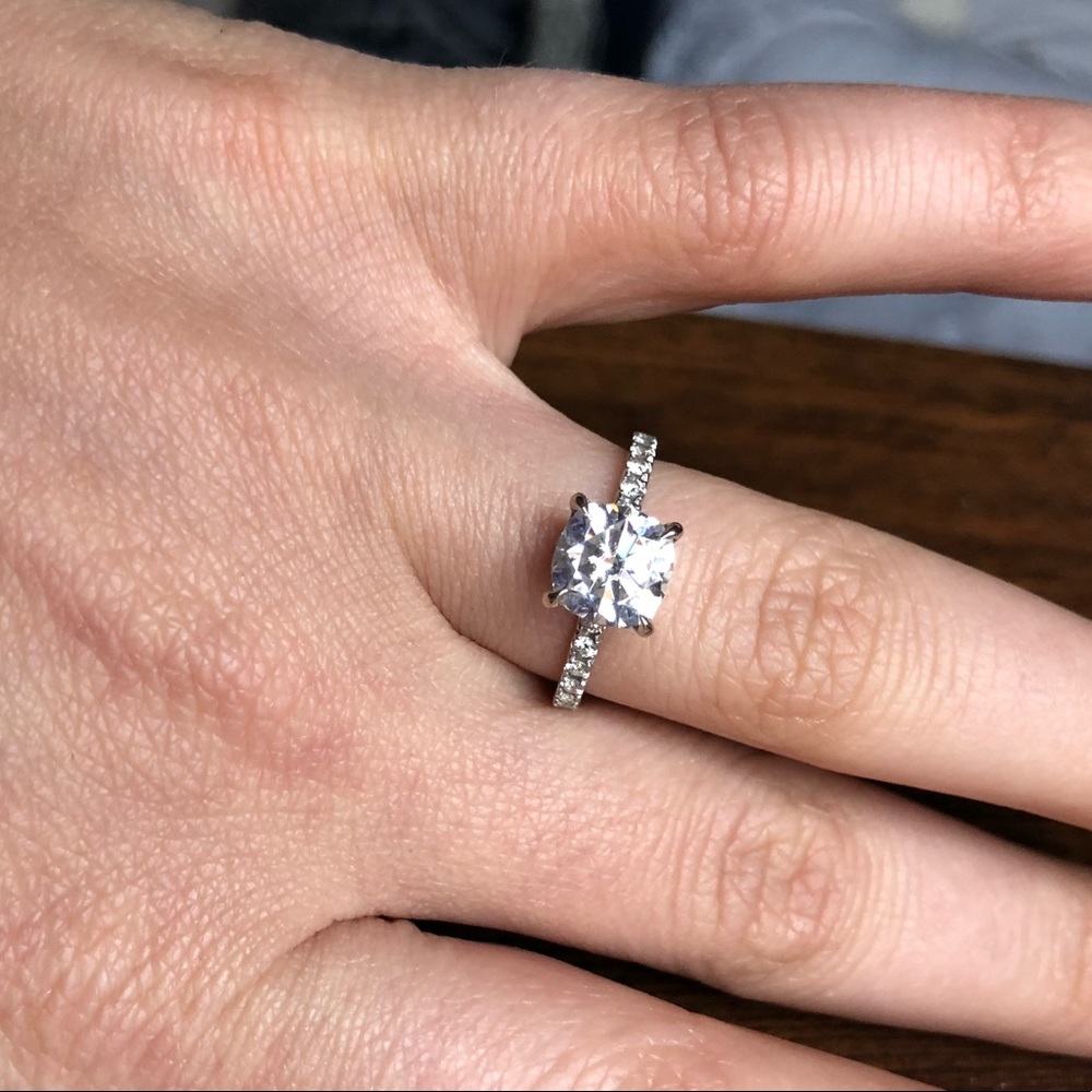 COPY - 1.8 Carat Moissanite Engagement Ring